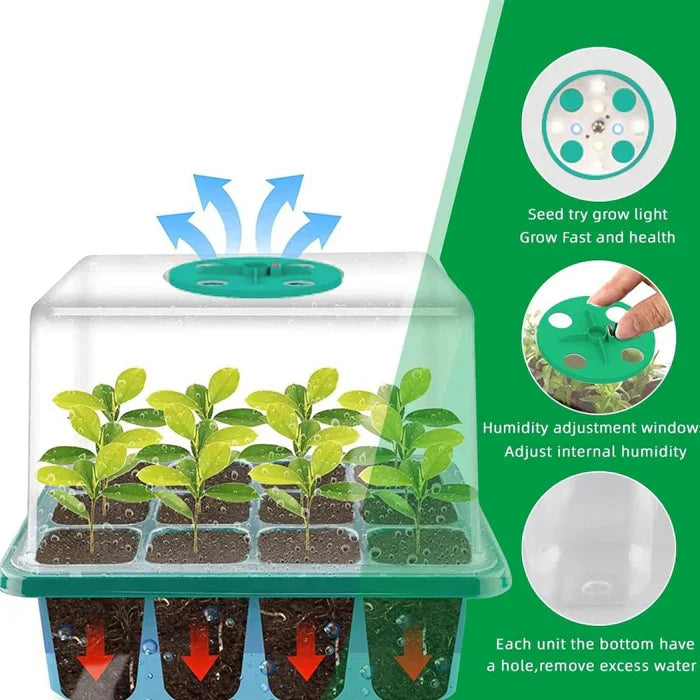 PlantJoy | Indendørs Mini-Gartneri med Belysning Nuvenci.dk