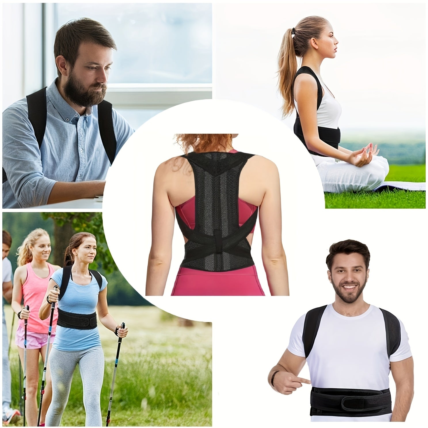 PosturePro | Justerbar Rygbøjle for Optimal Holdning og Lændestøtte Nuvenci.dk