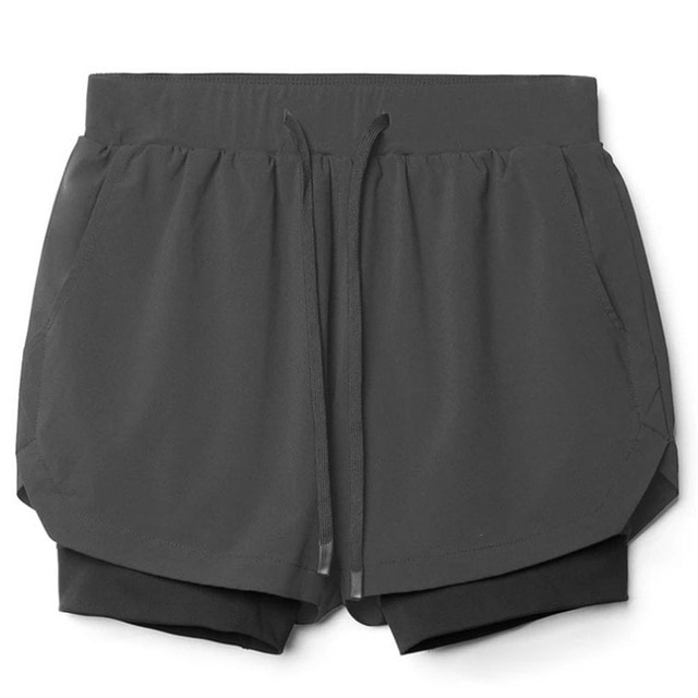 PowerFit | Behagelige Fitness-Shorts Grå Nuvenci.dk