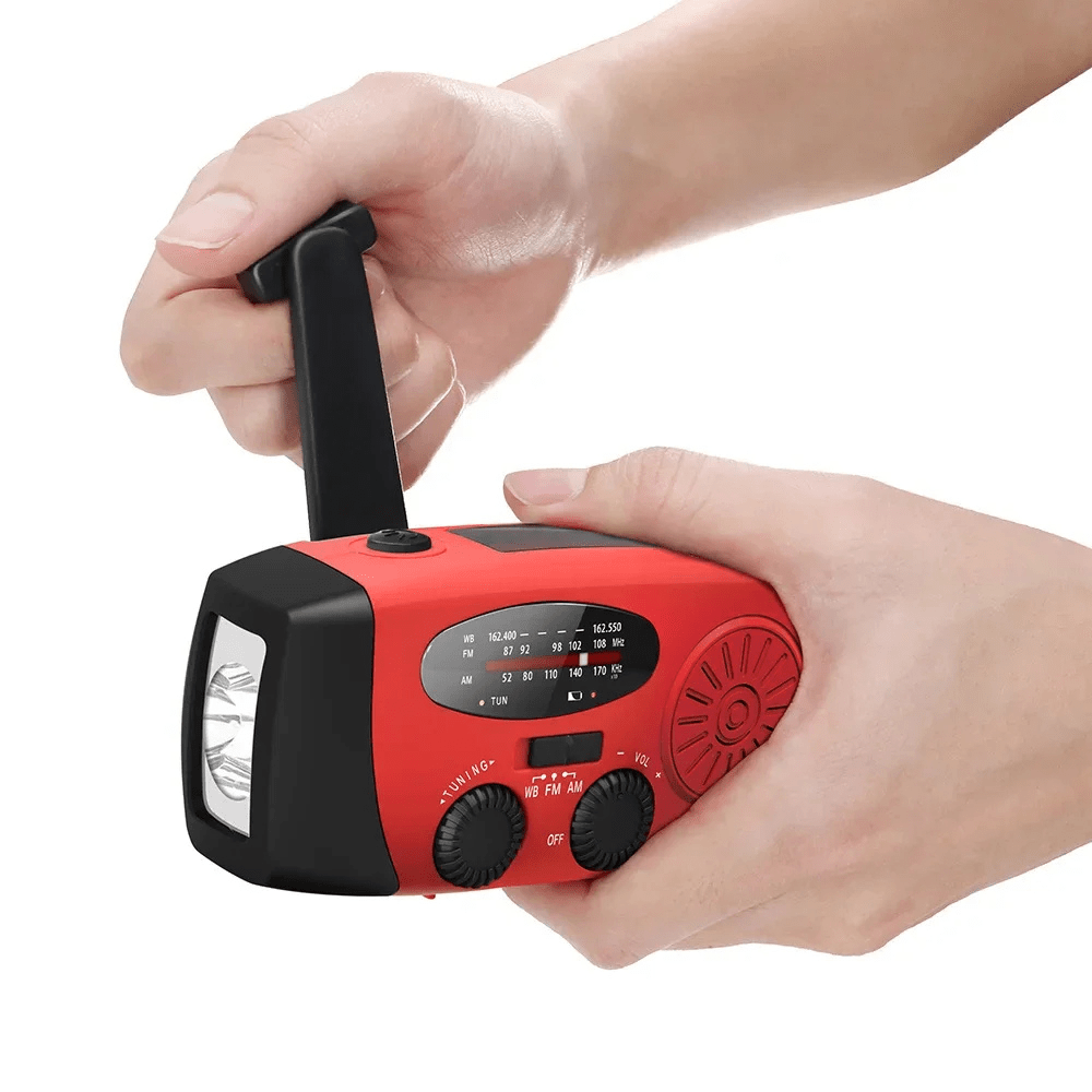 LifeCharge | 3-in-1 Emergency Radio – Power, Light and Security Everywhere