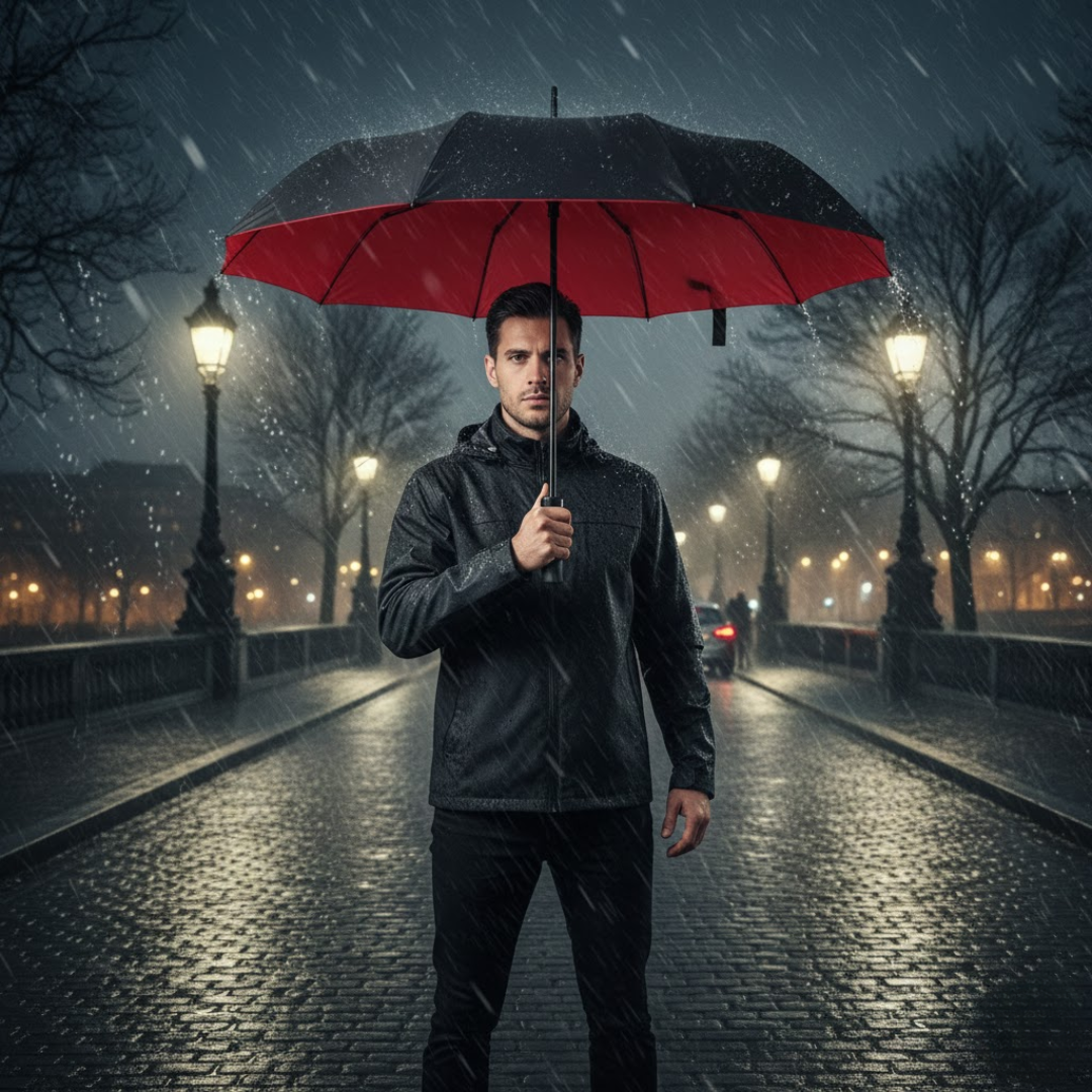 RainPulse | Stormparaply – Vindmodstand & Nem Énhåndsbetjening Nuvenci.dk