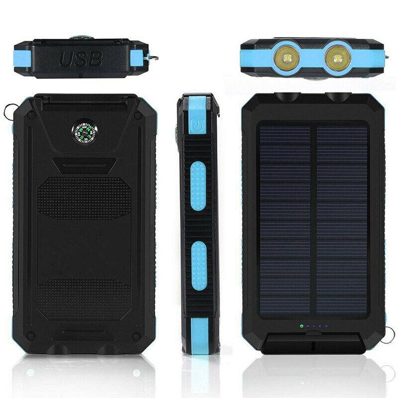 RayCharge | Solenergi-Powerbank med 20,000mAh & Dual-USB Nuvenci.dk