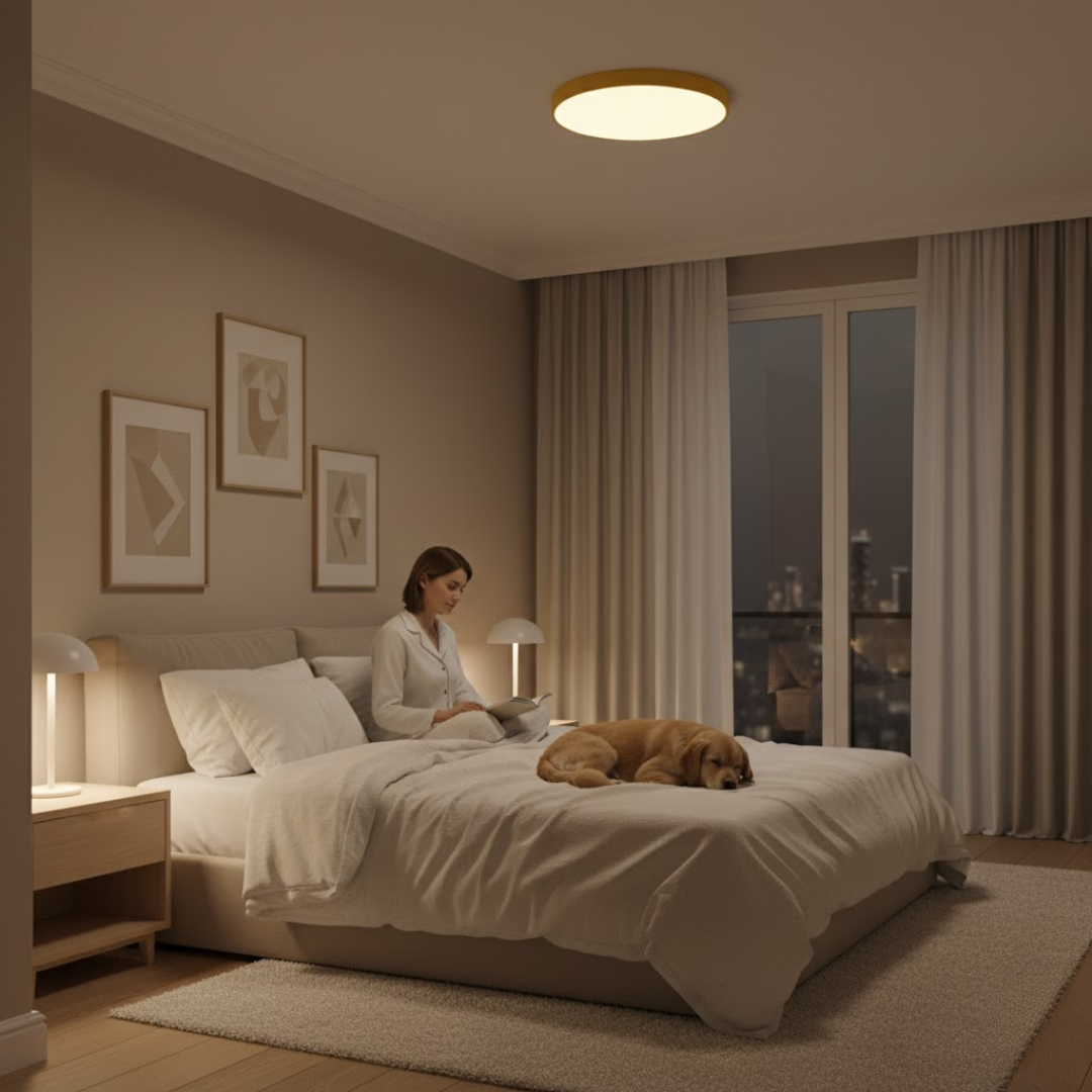 RingLuxe | Loftlampe – Blødt LED-lys for harmonisk atmosfære Nuvenci.dk