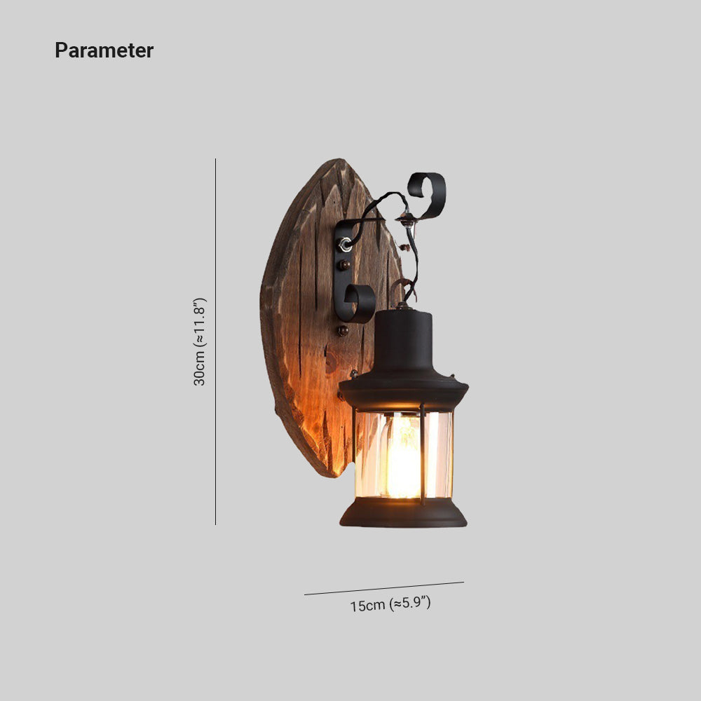 RusticAura | Vintage Rustik Væglampe Nuvenci.dk