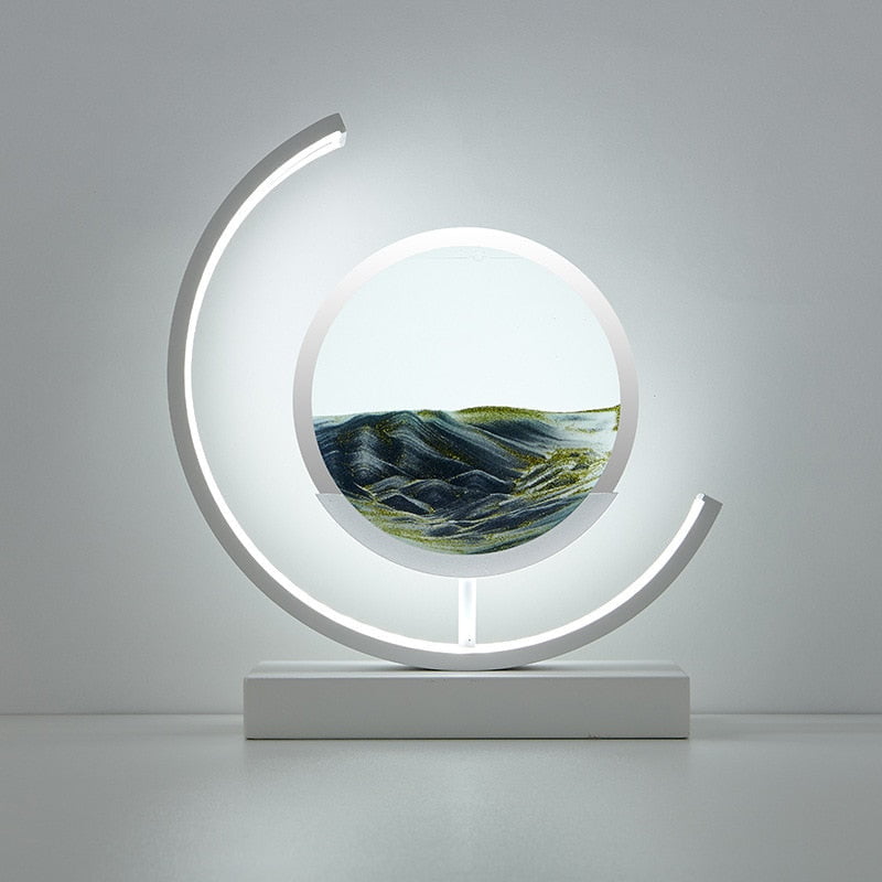 Sandlampe | Premium LED-Dekorationslampe Hvid Nuvenci.dk