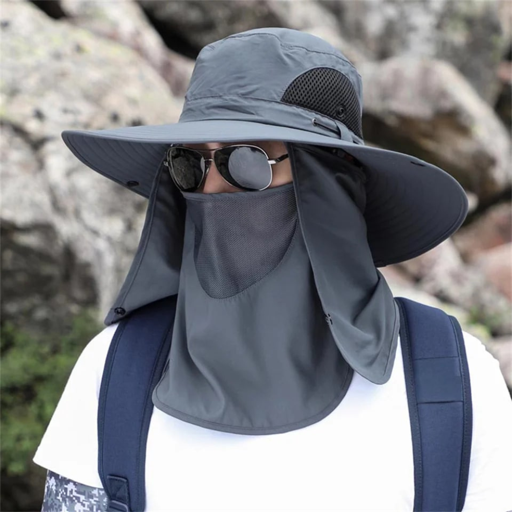 ShadeMate | Let solhat med bred skygge Nuvenci.dk