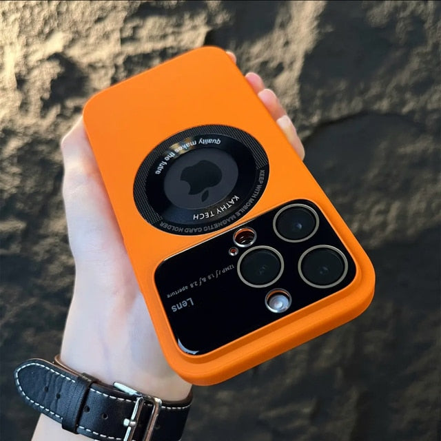 ShieldGuard | Premium Beskyttelsescover til iPhone Orange Nuvenci.dk
