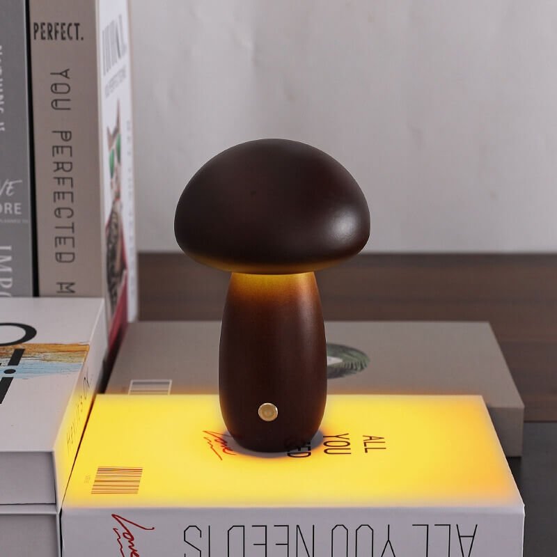 ShroomAura | Portobello Nattelys Sort Stor Nuvenci.dk