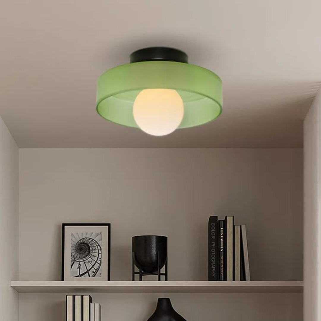 SkyLumi | Rund Loftlampe med Stilfuld Funktionalitet Nuvenci.dk
