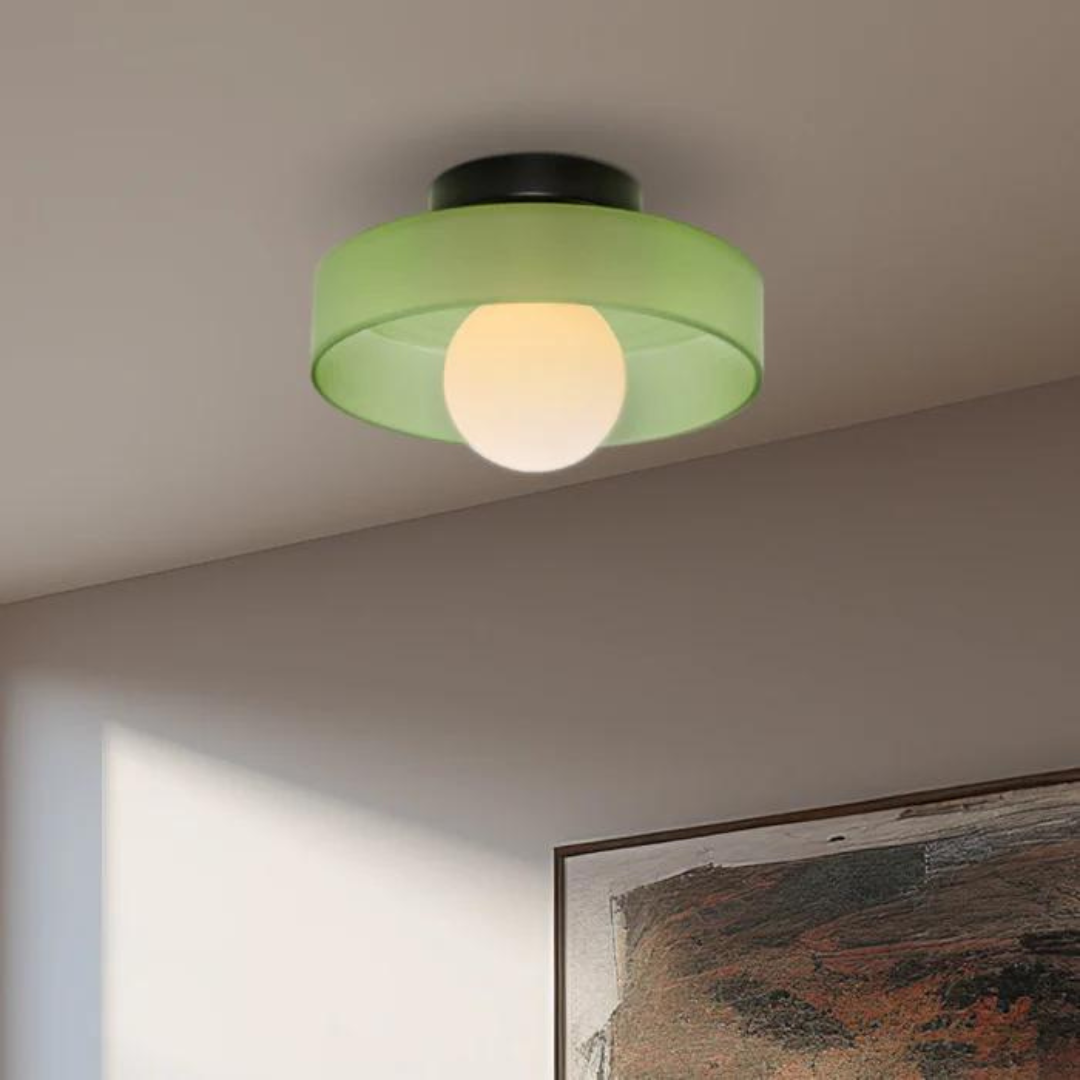 SkyLumi | Rund Loftlampe med Stilfuld Funktionalitet Nuvenci.dk