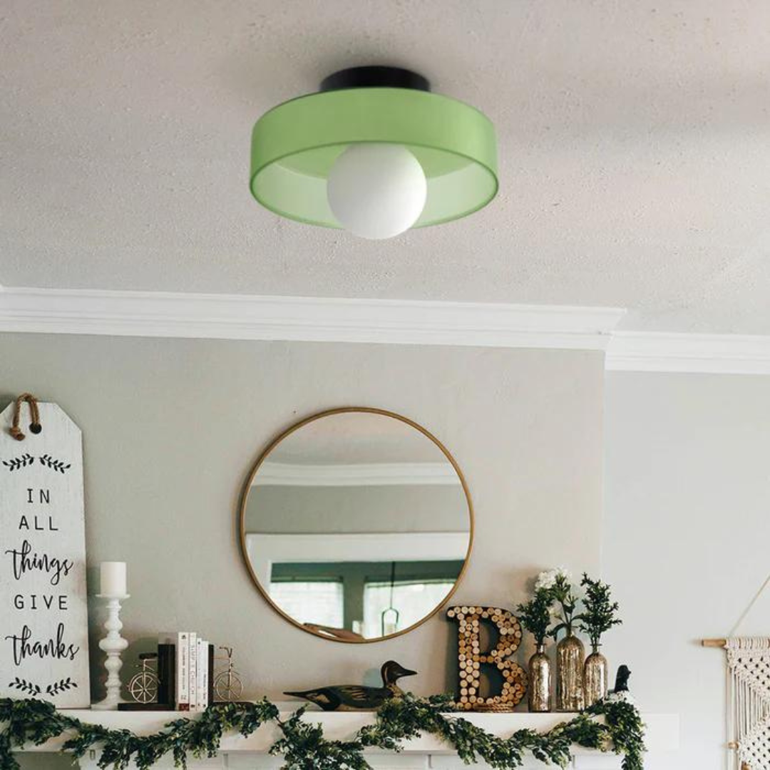 SkyLumi | Rund Loftlampe med Stilfuld Funktionalitet Nuvenci.dk
