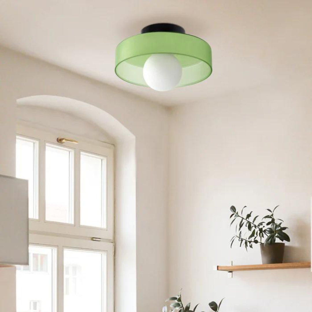 SkyLumi | Rund Loftlampe med Stilfuld Funktionalitet Nuvenci.dk
