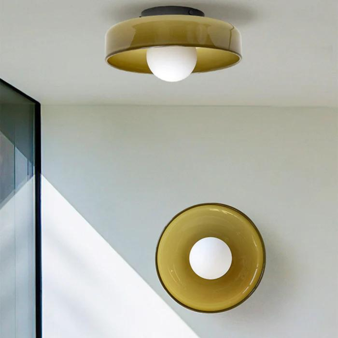 SkyLumi | Rund Loftlampe med Stilfuld Funktionalitet Nuvenci.dk
