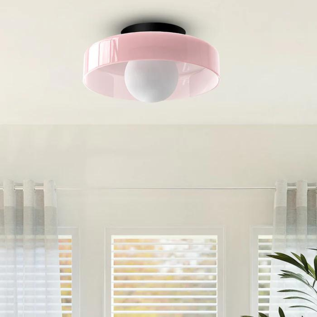 SkyLumi | Rund Loftlampe med Stilfuld Funktionalitet Nuvenci.dk