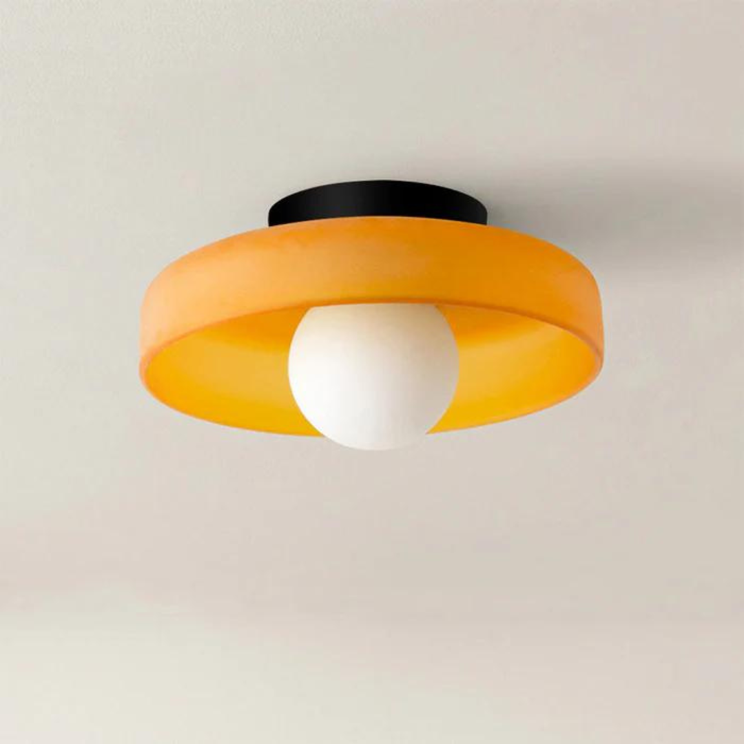 SkyLumi | Rund Loftlampe med Stilfuld Funktionalitet Nuvenci.dk