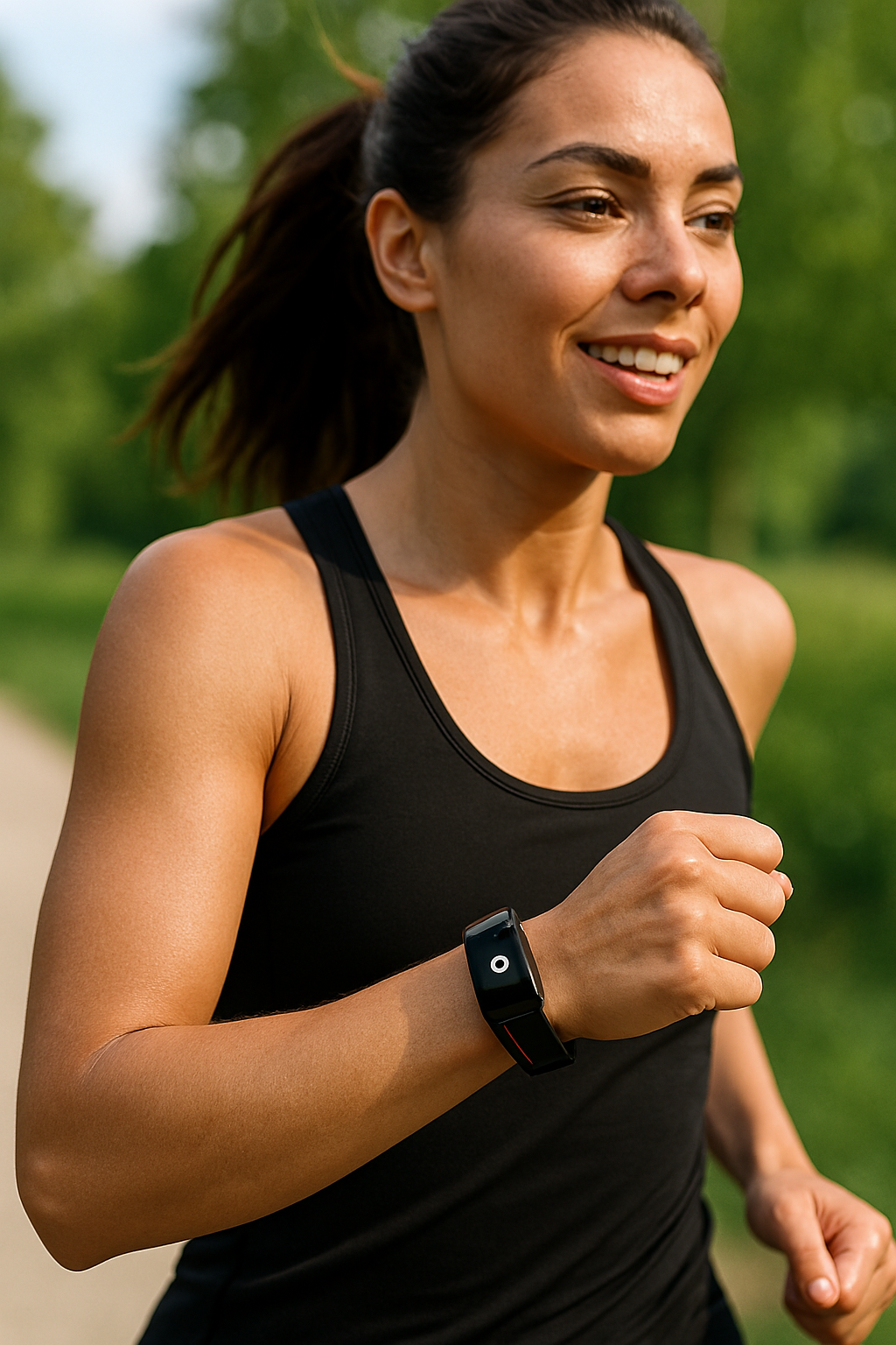 SmartFit | Kompakt Bluetooth Smartwatch – Puls- & blodtryksmåling til din aktive hverdag Nuvenci.dk