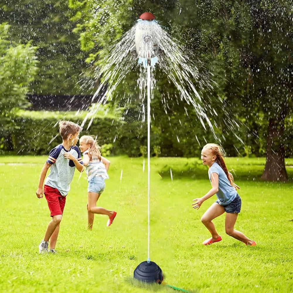 SplashRocket | Flyvende vand sjov med 360° sprinkler Nuvenci.dk