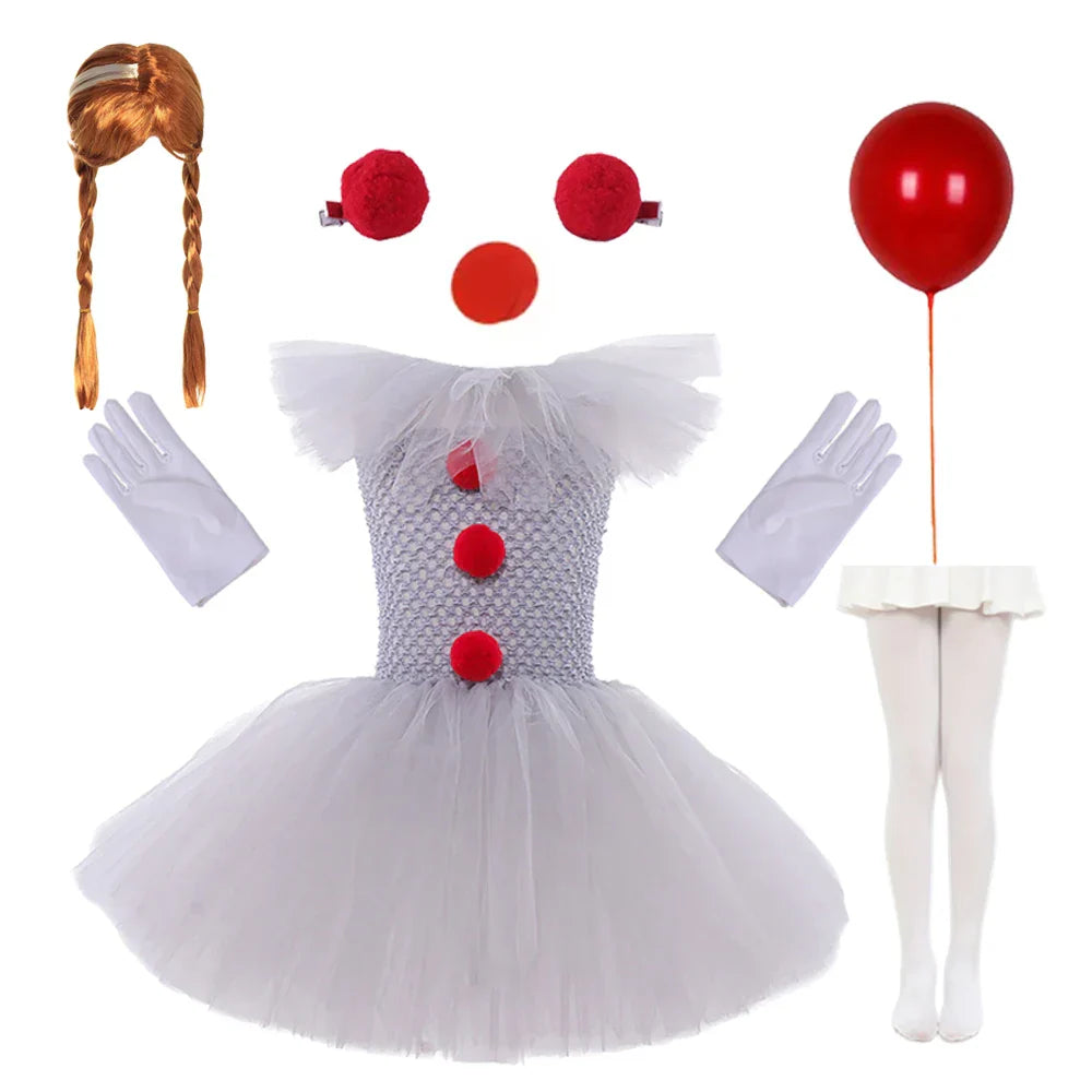 SpookCharm | Halloween Kjole til Børn – Sjovt & Uhyggeligt Design 160(10-12År) Nuvenci.dk