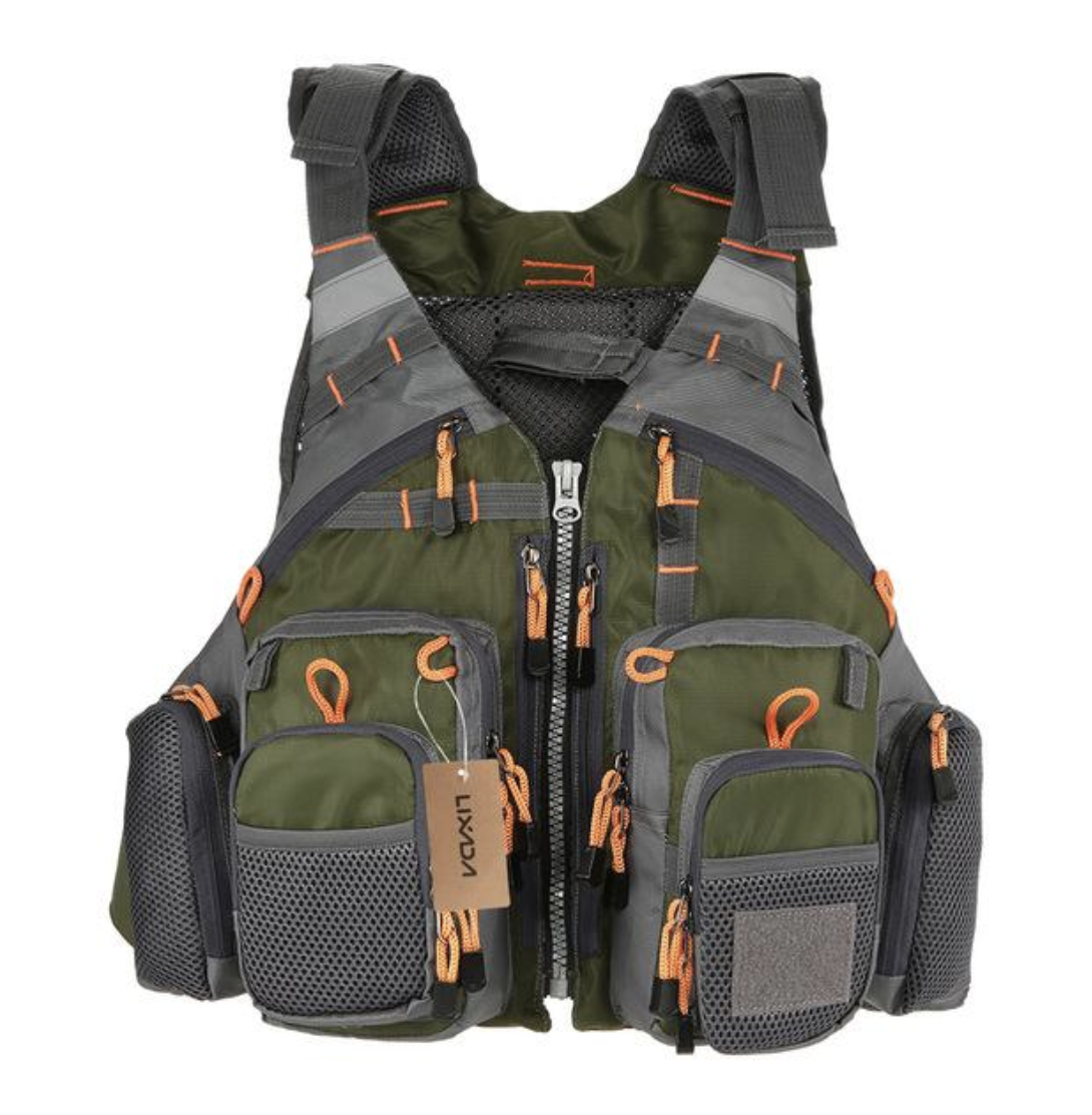 StreamGuard | Fisker Vest – Høj Sikkerhed & Justerbar Pasform Grøn One Size Nuvenci.dk