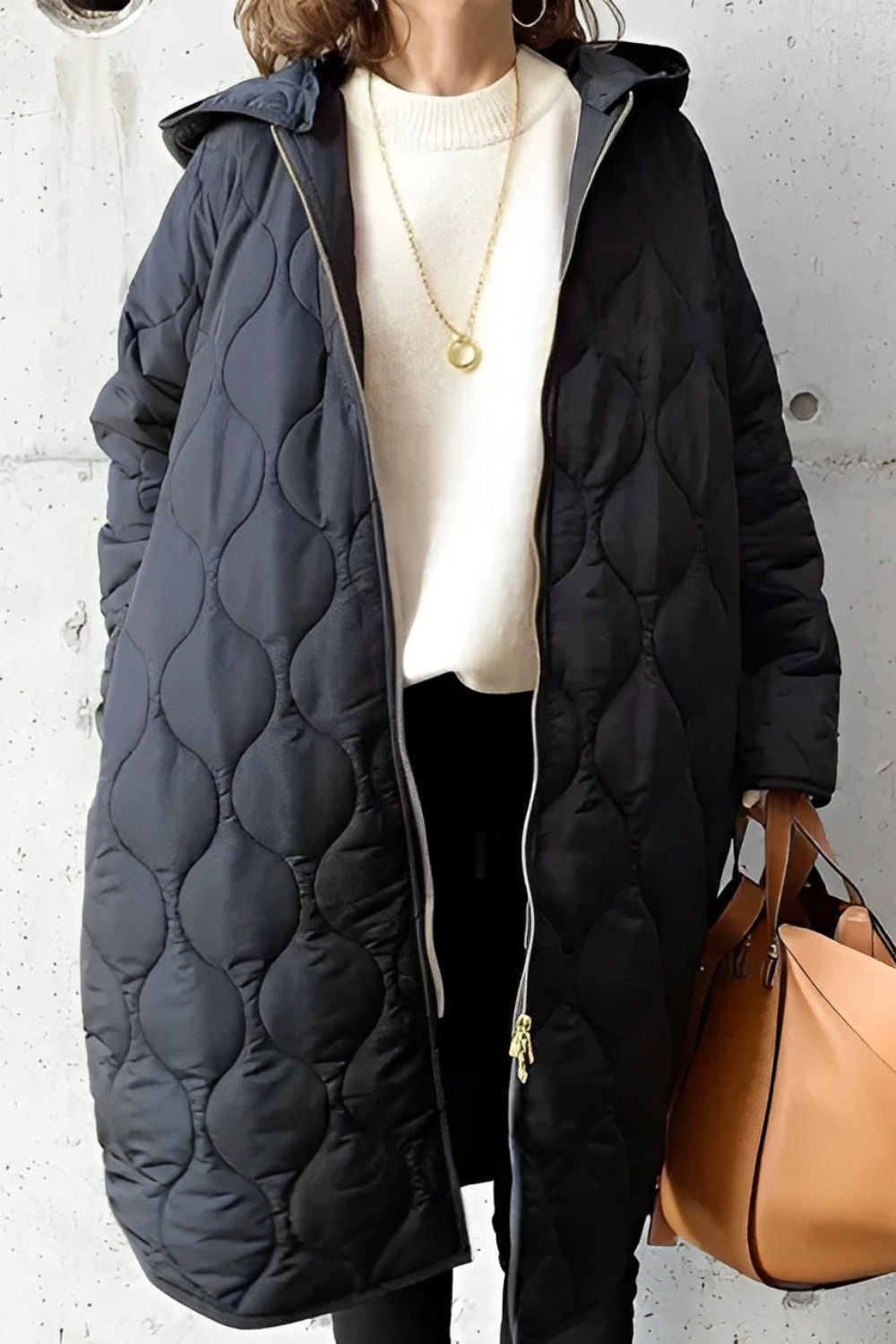 Summer | Vinterjakke til Dame – Isoleret Varme og Stil Sort One size fits all Nuvenci.dk