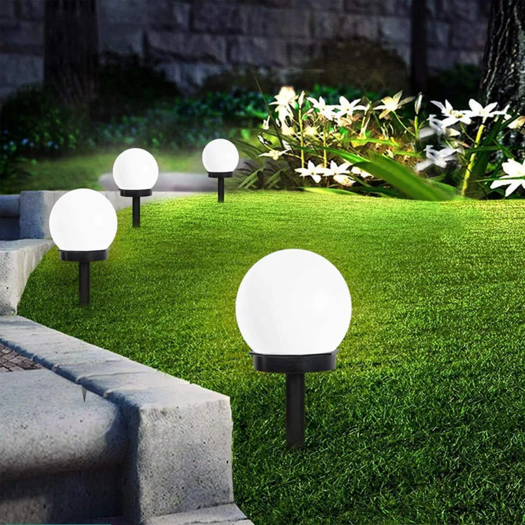 SunLuxe Orbs | 3 stk Vandtæt LED Solhavebelysning Nuvenci.dk