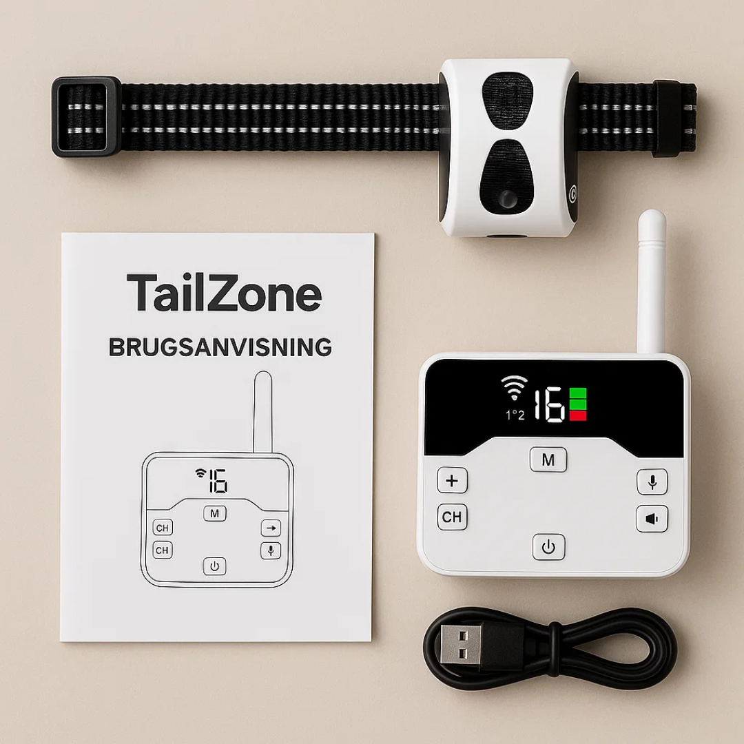 TailZone | Avanceret Trådløst Hundesikringssystem Nuvenci.dk