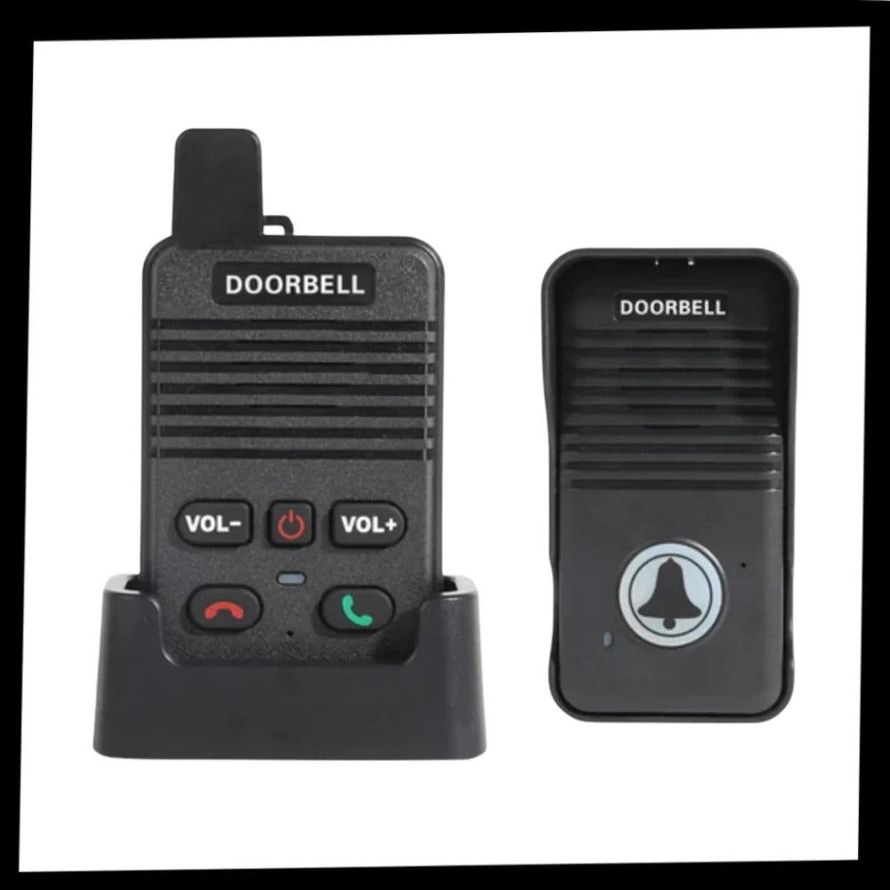 TalkBell | Avanceret kommunikations-intercom-dørklokke Nuvenci.dk