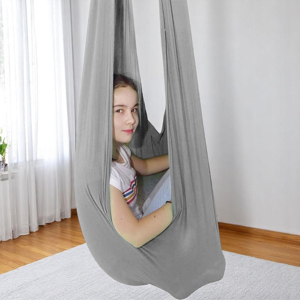 TherapySwing | Beroligende sensorisk gynge til børn og særlige behov Grå Nuvenci.dk