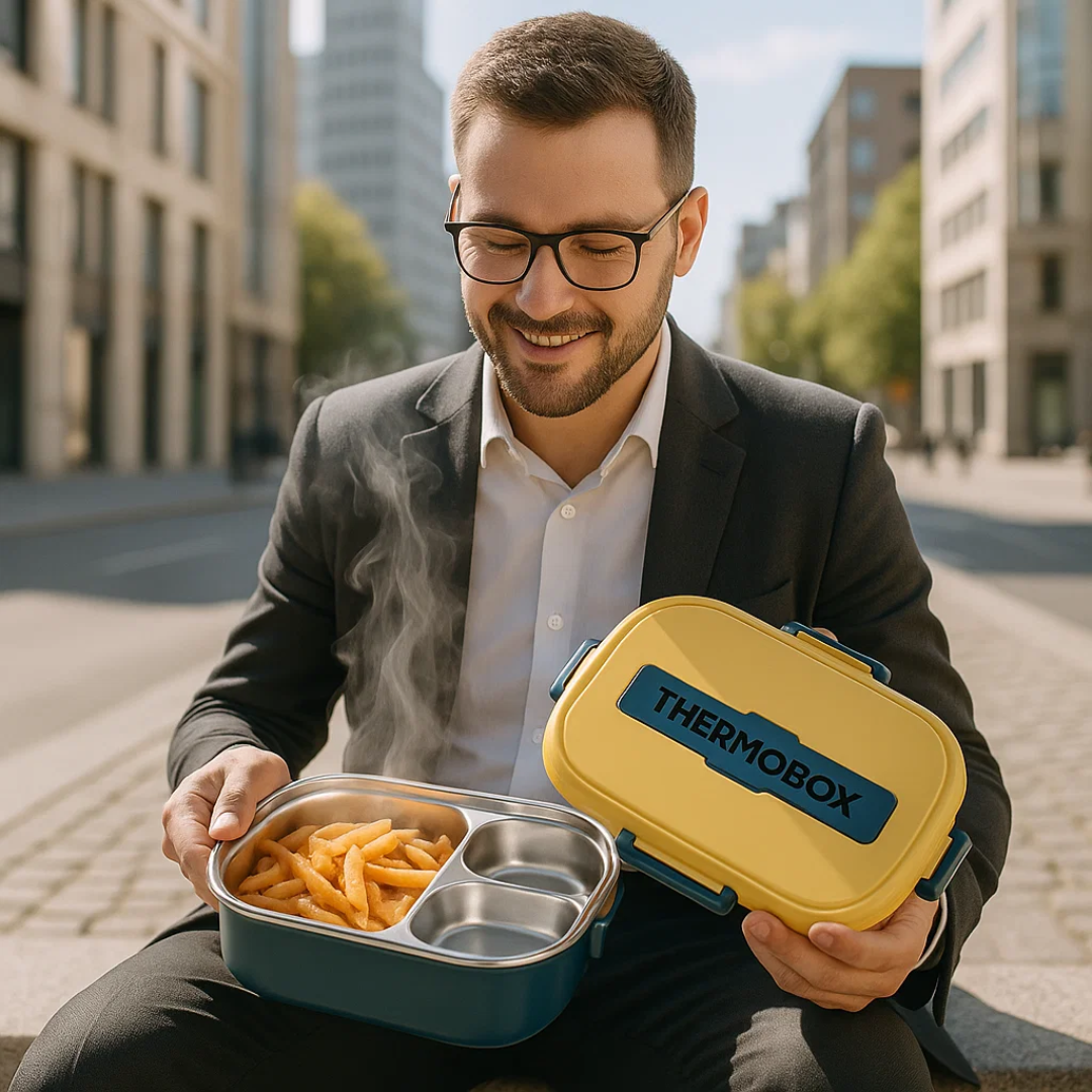 ThermoBox | Madkasse i rustfrit stål Nuvenci.dk