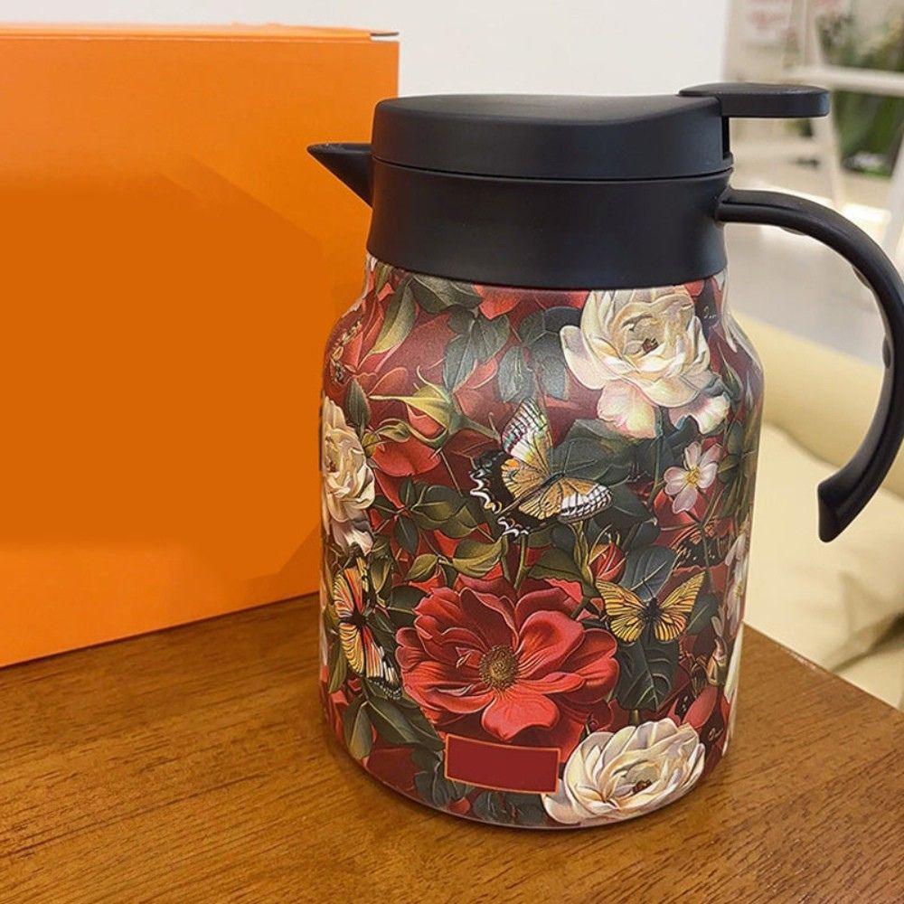 ThermoTeapot | RVS Teekande med Si for en perfekt teoplevelse Rød Nuvenci.dk