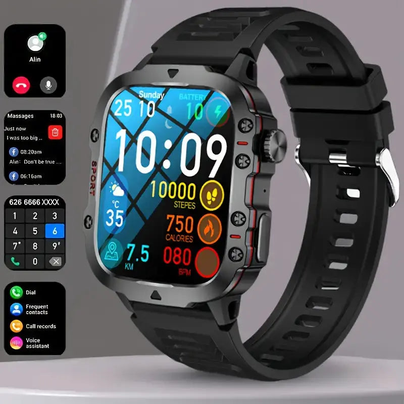 TrailMate | Vandtæt Outdoor-Smartwatch – Til eventyr & præcision Nuvenci.dk