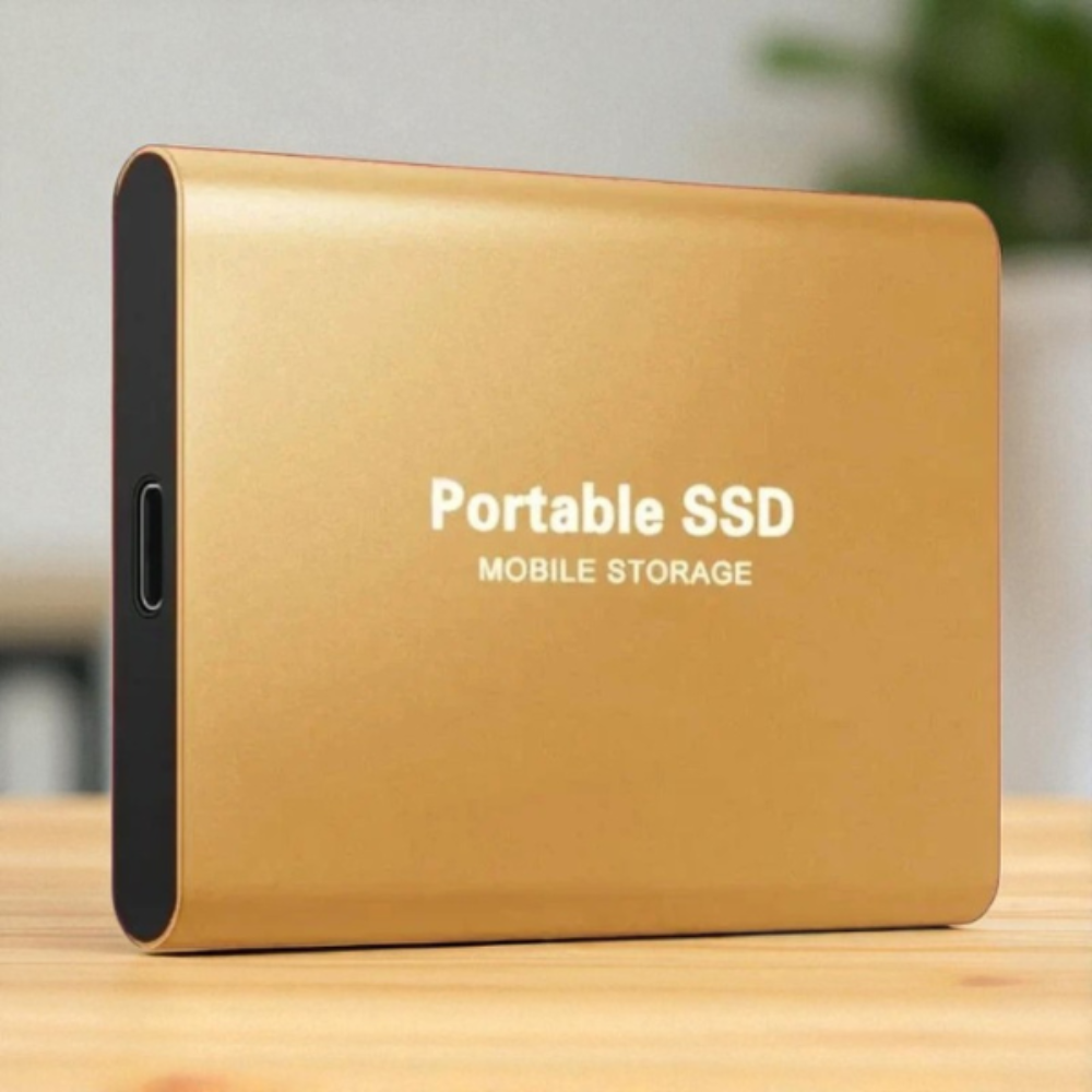 UltraVault | Lynhurtig & Pålidelig Ekstern SSD Guld Nuvenci.dk