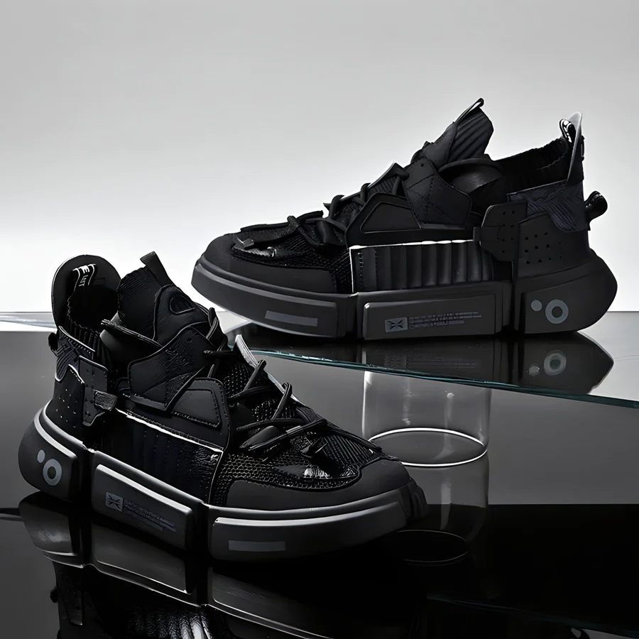 UrbanFit | Moderigtige Streetwear-Sneakers Sort Nuvenci.dk