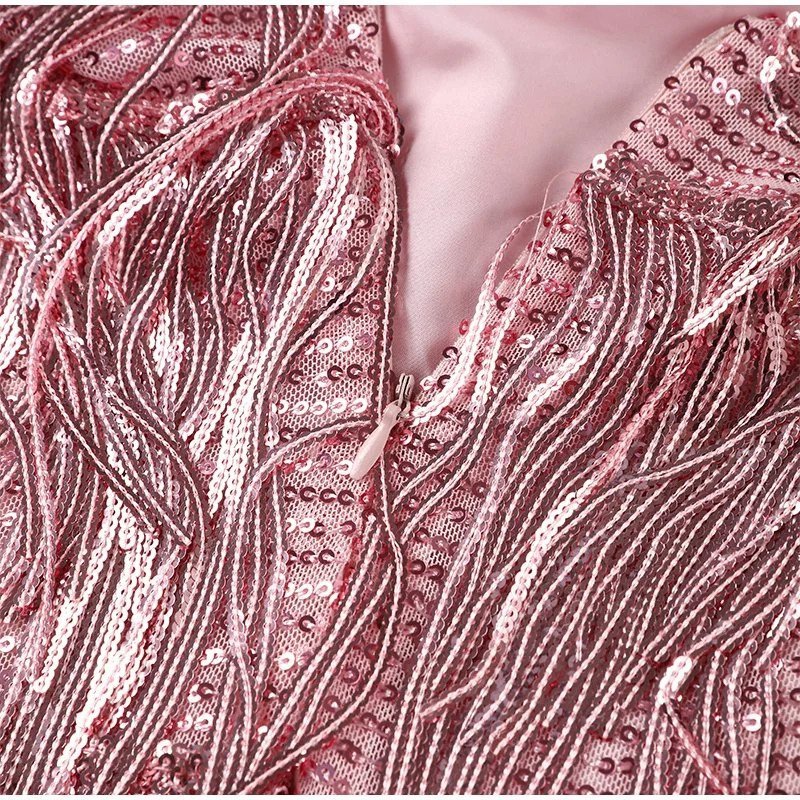 Valentina | Cocktailkjole – Elegant Festkjole Med Glamour Detaljer Nuvenci.dk