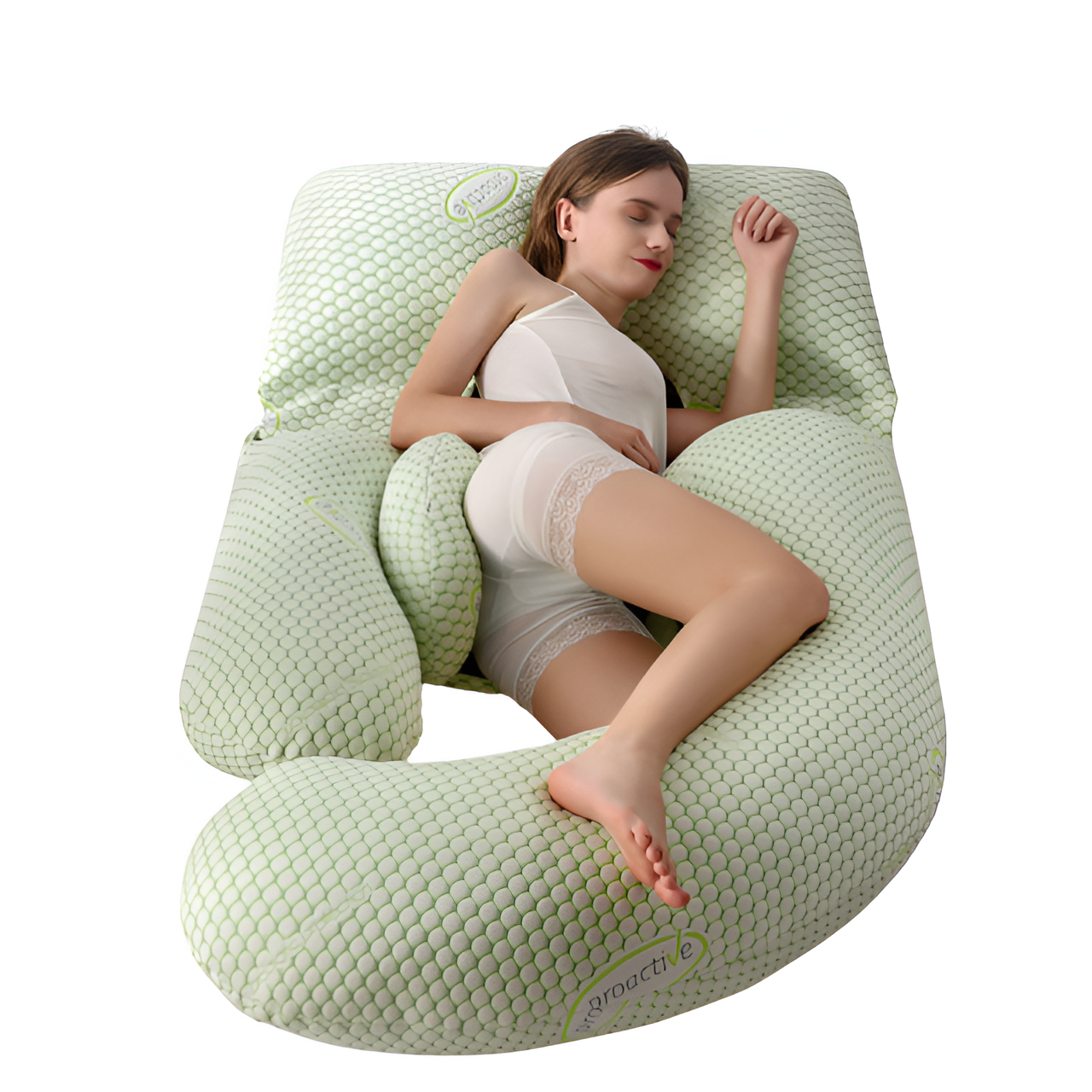 ComfortWave | Graviditetspude – Ergonomisk Støtte til Hele Kroppen