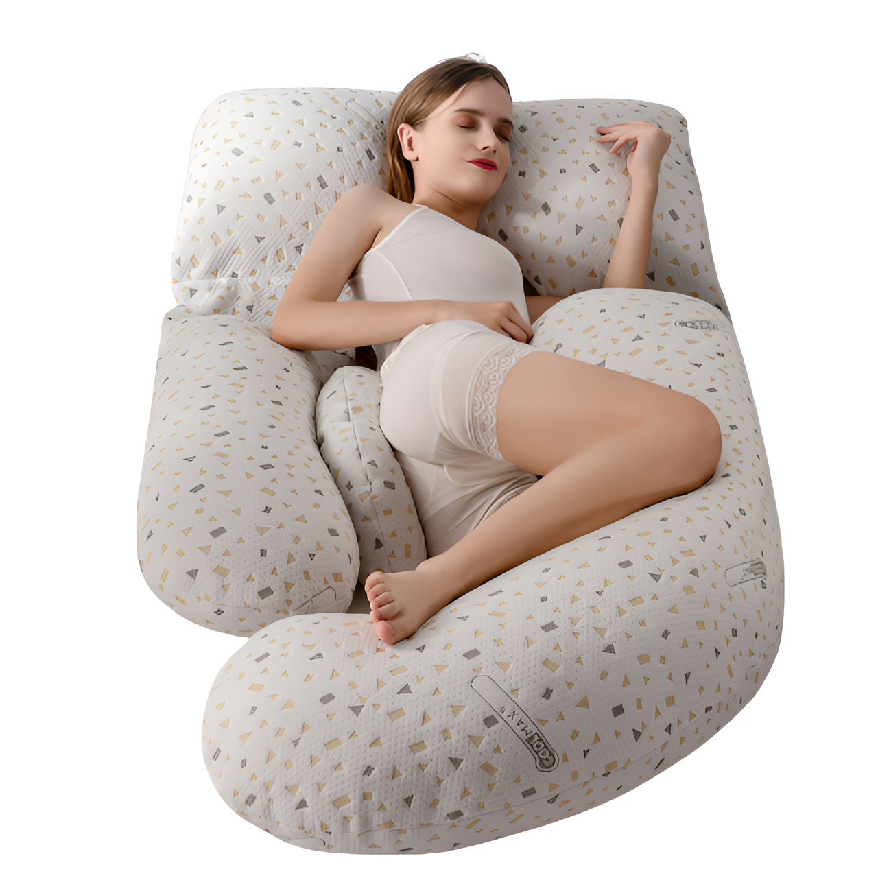 ComfortWave | Graviditetspude – Ergonomisk Støtte til Hele Kroppen