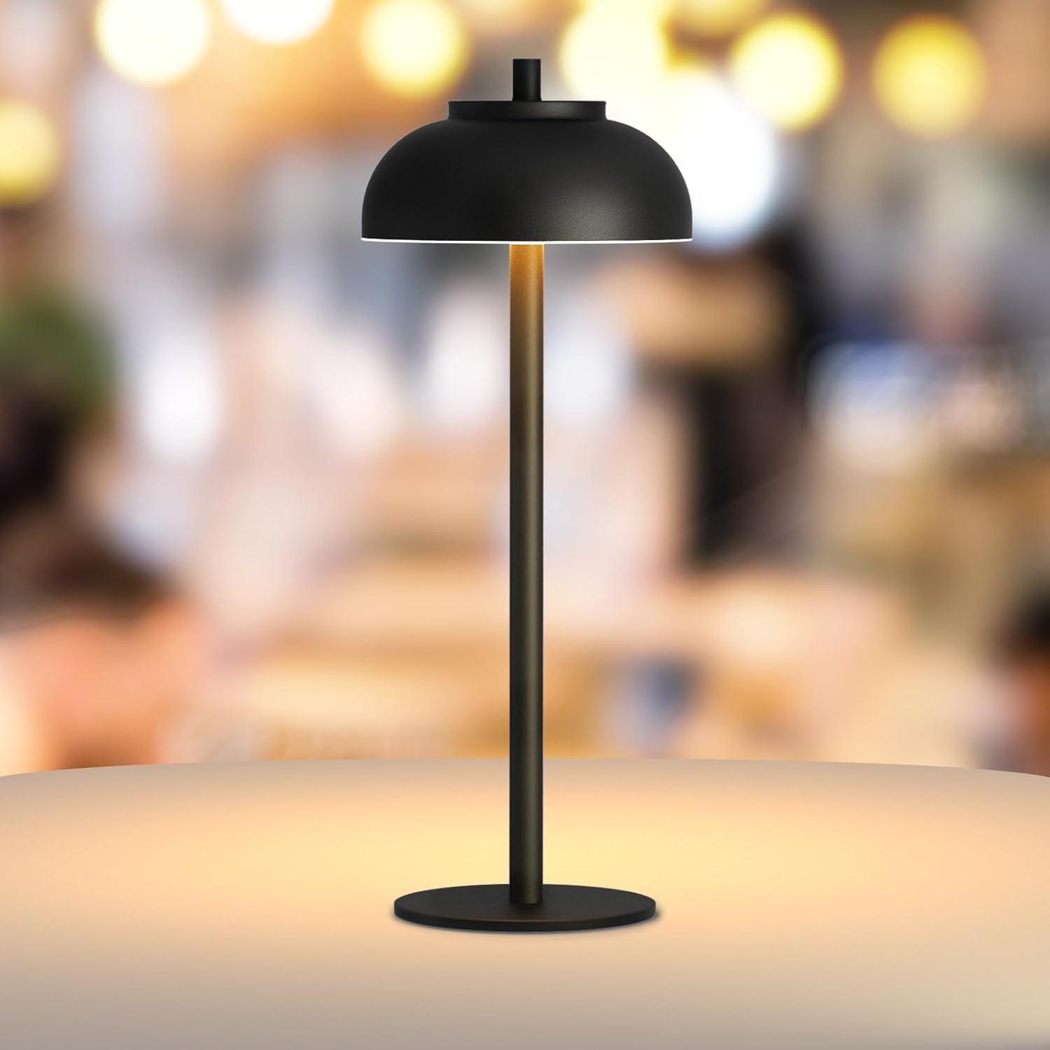 VibeLite | Trådløs Bordlampe – Justerbar Stemningsbelysning Nuvenci.dk