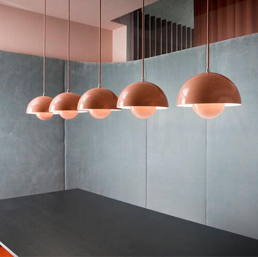 VividDome | Loftlampe – Skaber Hyggelig og Varm Atmosfære Pink Nuvenci.dk