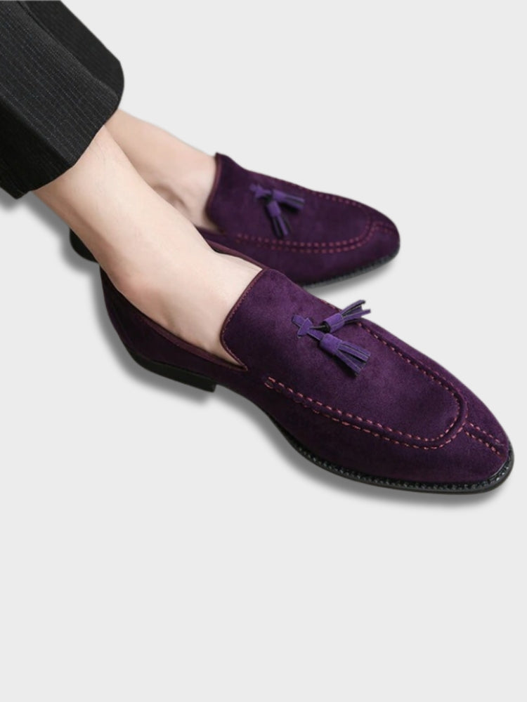 Walter | Komfortabel Klassiker Loafers Lilla Nuvenci.dk