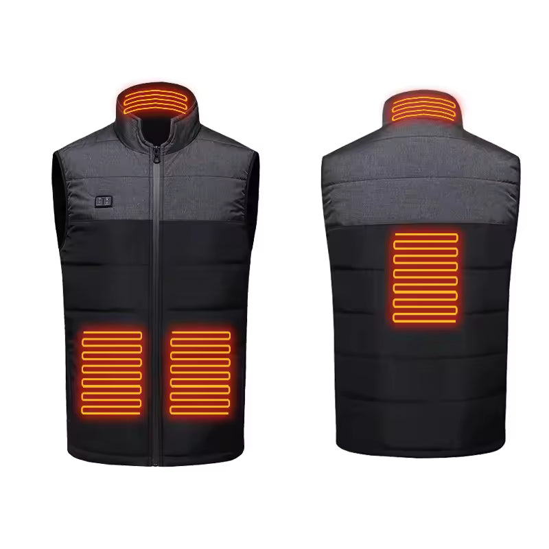 WarmCore | Varm Vest – Øjeblikkelig Varme & Justerbar Komfort Nuvenci.dk