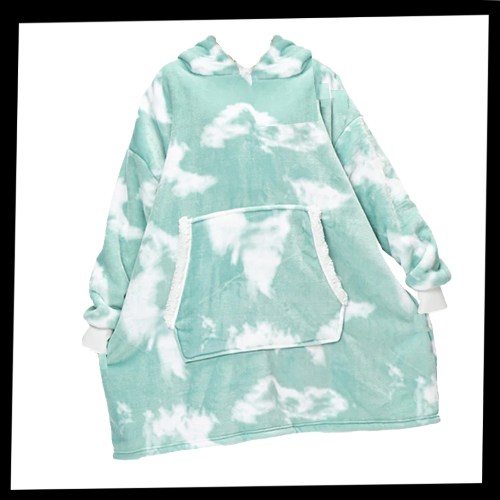 WarmWrap | Hyggelig Oversize Tæppe-Hoodie Nuvenci.dk