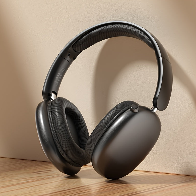 WavePro | Trådløst Foldbart Headset med Justerbar Pasform Sort Nuvenci.dk
