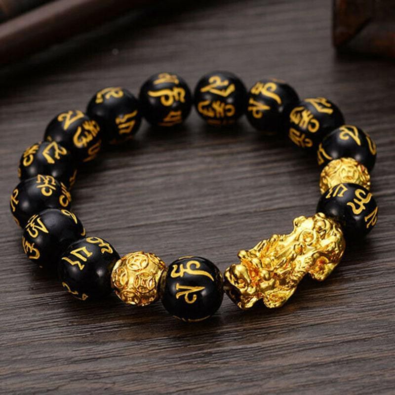 WealthBand | Beskyttende Obsidian Armbånd Nuvenci.dk