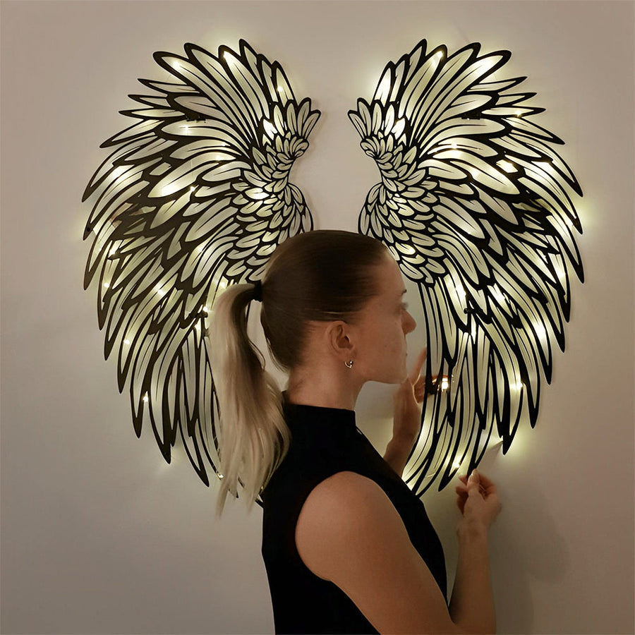 WingsLite | 2 Englevinger med LED-belysning Nuvenci.dk