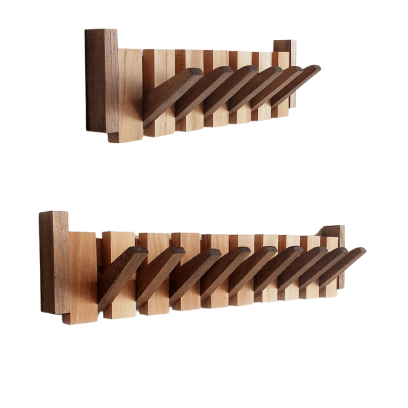 WoodNote | Funktionel Knagerække i Pianodesign Nuvenci.dk