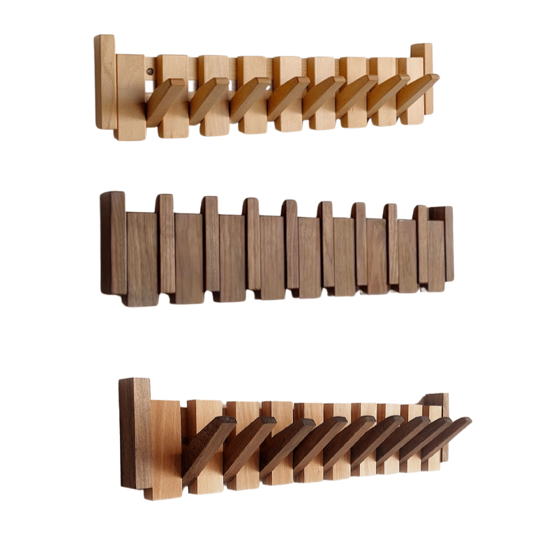WoodNote | Funktionel Knagerække i Pianodesign Nuvenci.dk