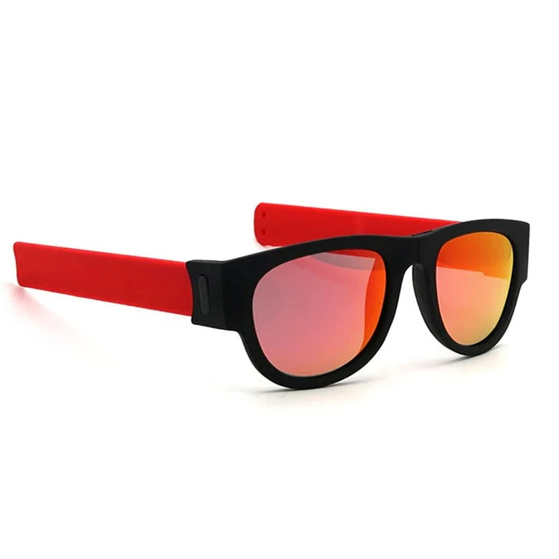 WrapShade | Sammenfoldelig Solbrille Rød Orange Nuvenci.dk