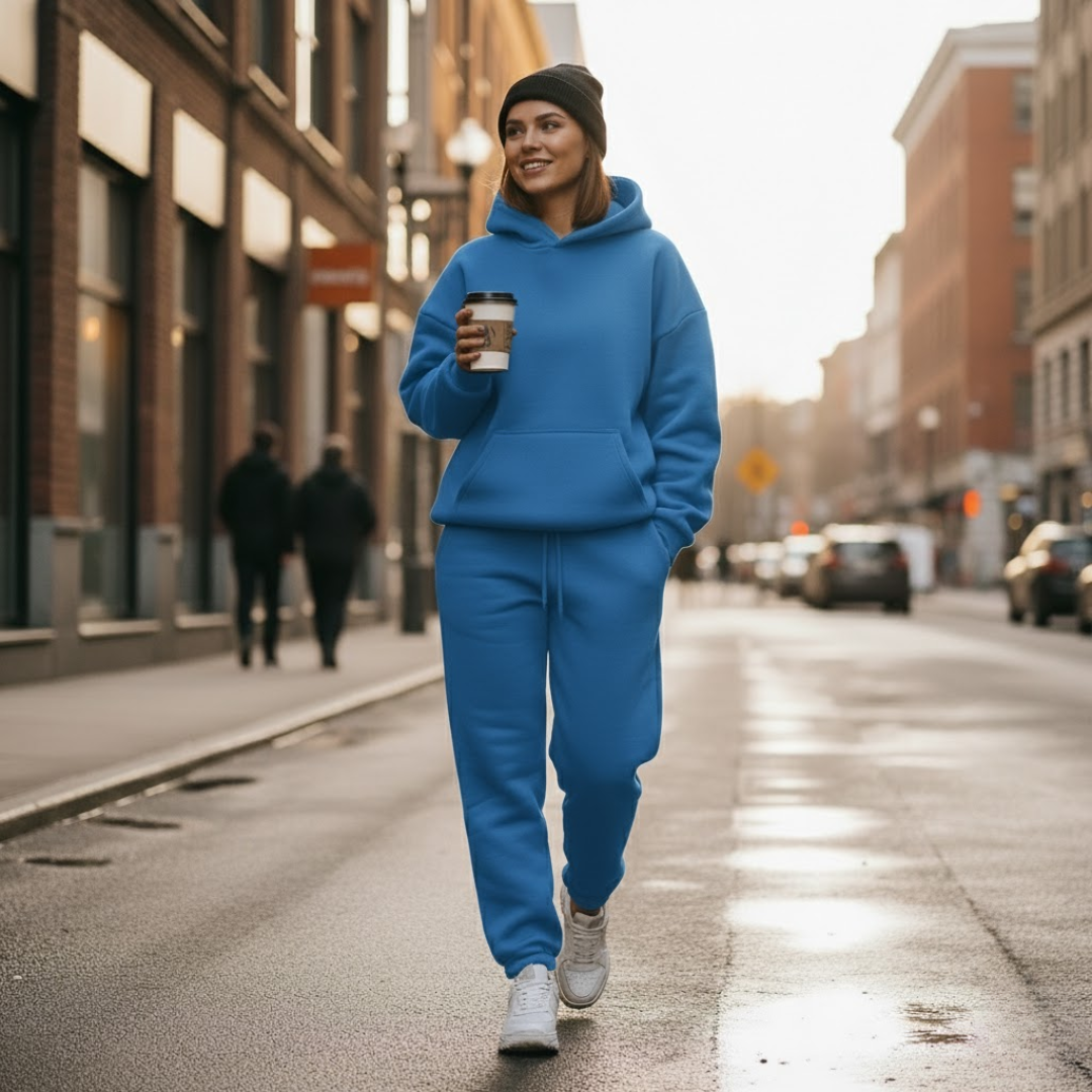 Zavora | Joggingdragt – Streetstyle & Komfort i Ét Blå Nuvenci.dk