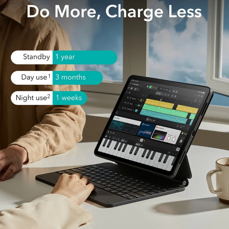 TabGuard | iPad Tastatur Etui – Touchpad med Multi-Touch