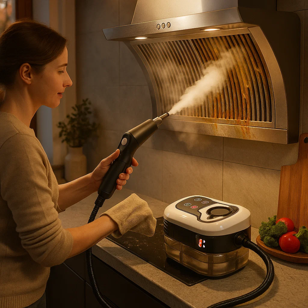SteamForce | 2500W Højtryksdamprenser med handsker